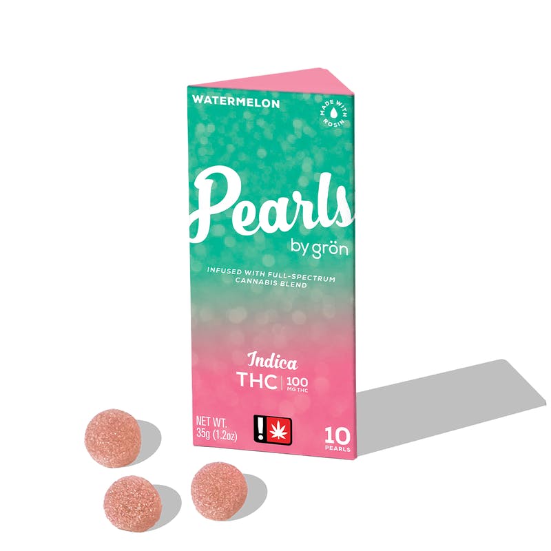 Grön Edibles - Grön THC Watermelon Pearls - Indica - OR - 1