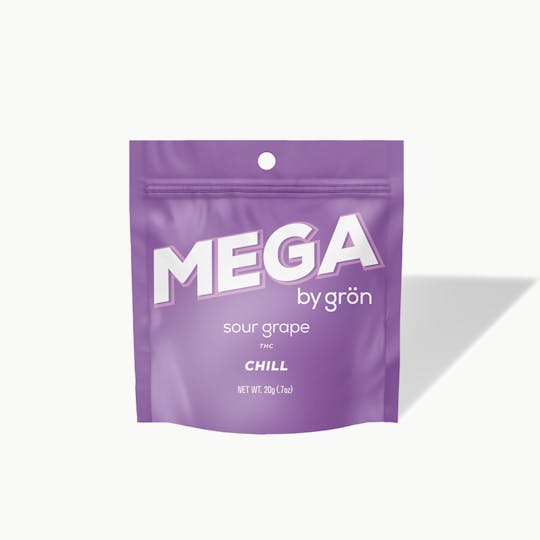 Grön Edibles - THC Sour Grape Mega (Chill) - Indica - MO - 1