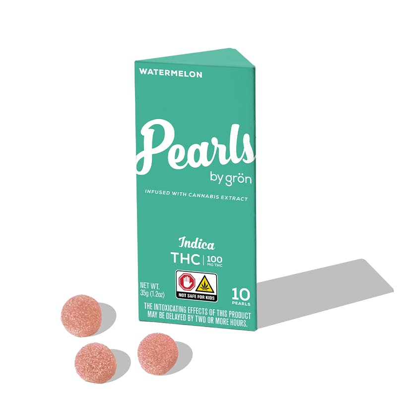 Grön Edibles - THC Watermelon Pearls - Indica - NJ - 1
