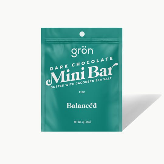 Grön Edibles - THC Dark Chocolate Mini Bar - Hybrid - MO - 1