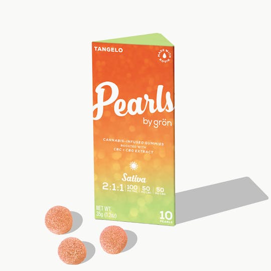 Grön Edibles - 2:1:1 Tangelo Pearls - Sativa - THC/CBC/CBG - IL - 1