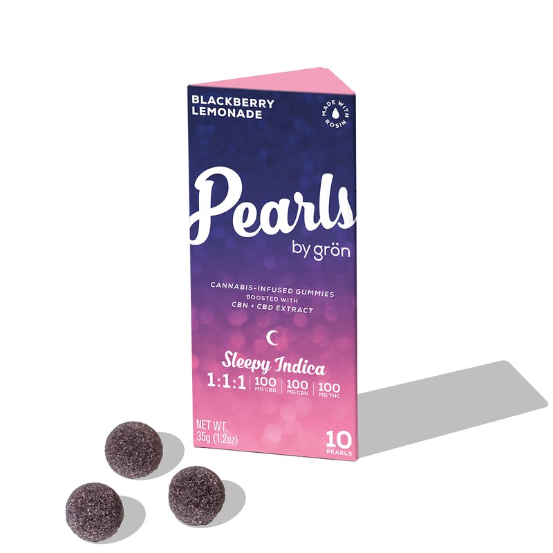 Grön Edibles - Grön 1:1:1 Blackberry Lemonade Pearls - Sleepy Indica - IL - 1