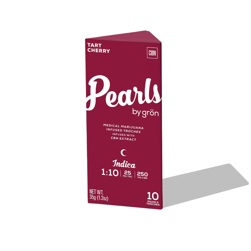Grön Edibles - Pearls - Tart Cherry - 1:10 - THC:CBN - OH - 1