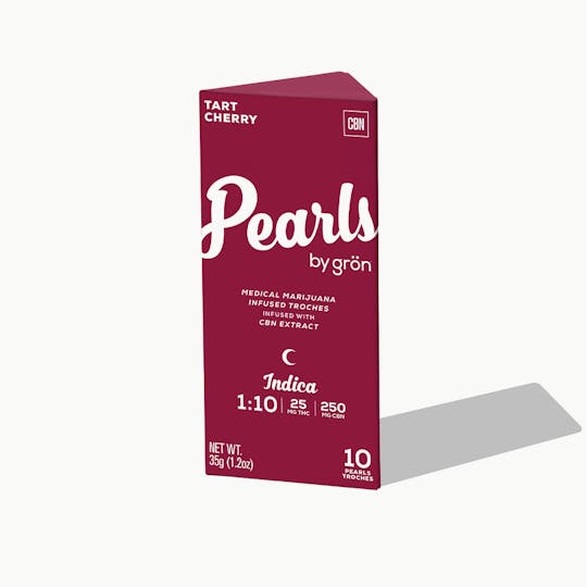 Grön Edibles - Pearls - Tart Cherry - 1:10 - THC:CBN - OH - 1