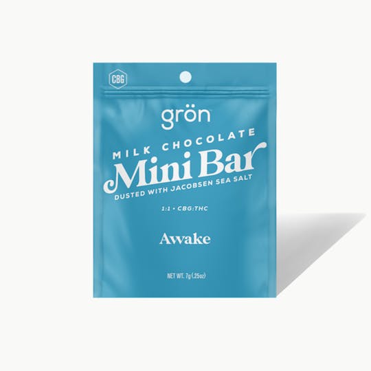Grön Edibles - 1:1 Milk Chocolate Mini Bar - CBG/THC - Daytime Sativa - MO - 1