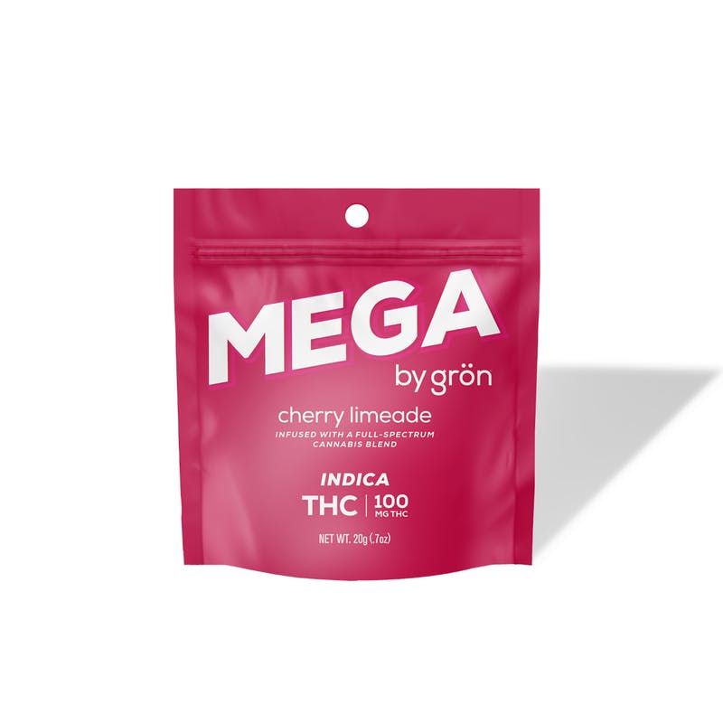 Grön Edibles - THC Cherry Limeade Mega - Indica - NJ - 1