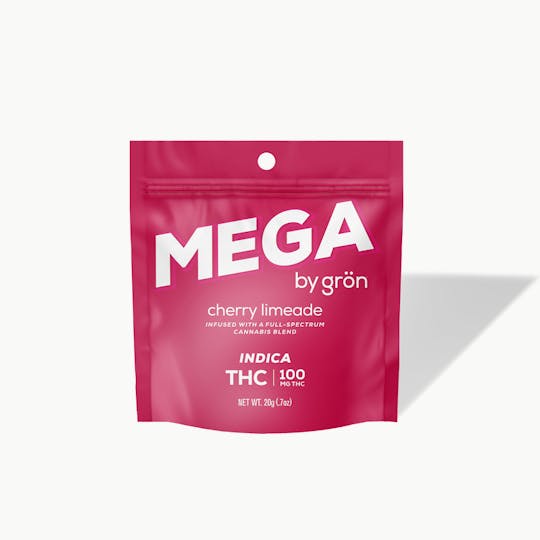 Grön Edibles - THC Cherry Limeade Mega - Indica - NJ - 1
