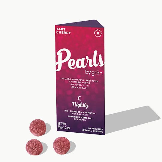 Grön Edibles - 10:1 Tart Cherry Pearls - Indica - NY - 1