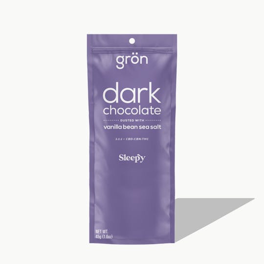 Grön Edibles - 1:1:1 Dark Chocolate w/ Vanilla Bean Sea Salt - CBD/CBN/THC - Indica - MO - 1