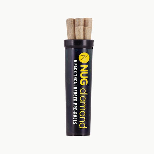 NUG - NUG Infused Preroll 5pk - NUG Hybrid - 1