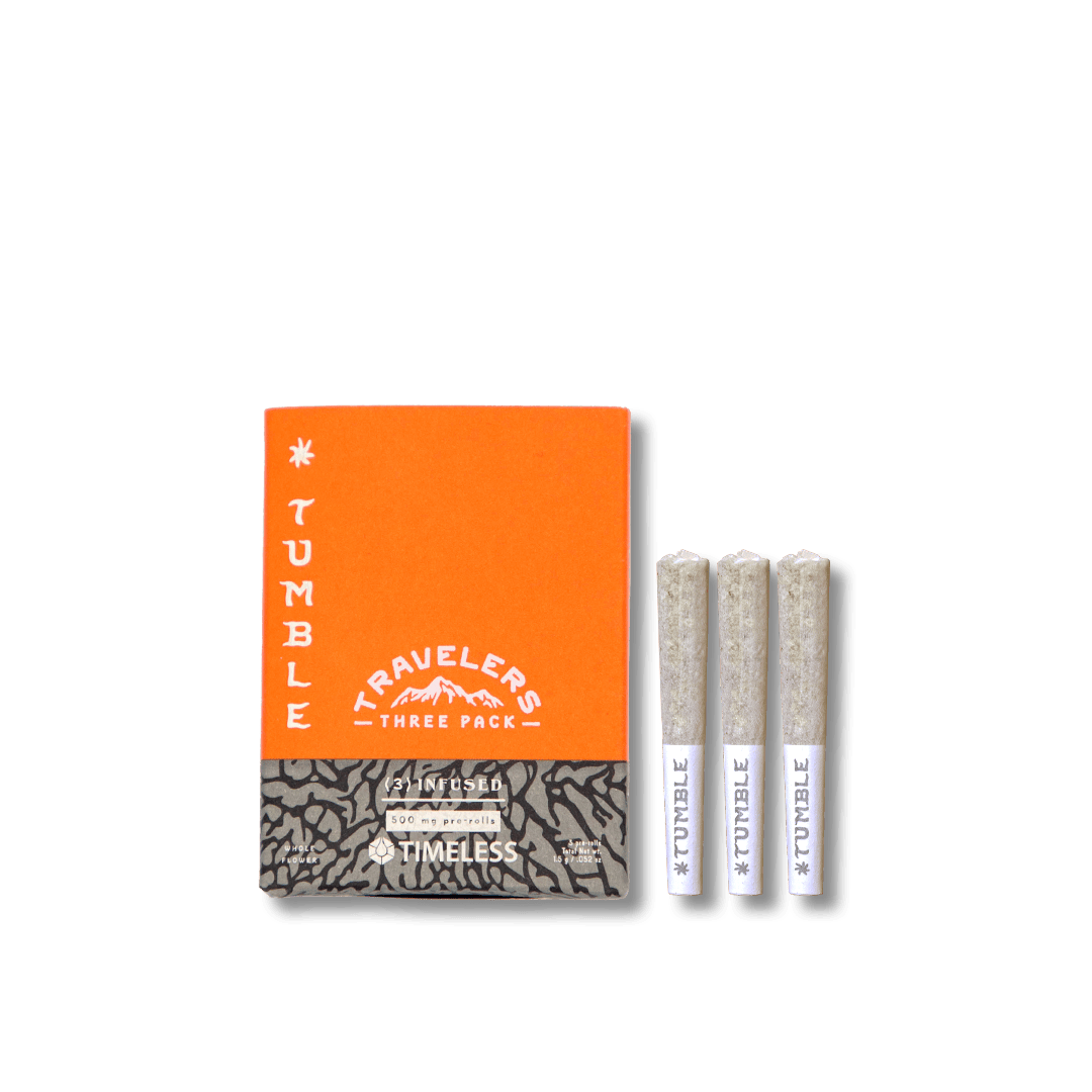Timeless Vapes - Shoedog | Tumble Travelers Infused Minis | 0.5g each | 3pk - 1