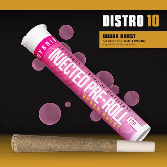 Distro 10 - Distro10 - Bubba Burst - Injected Pre-Roll 1.2g - 1