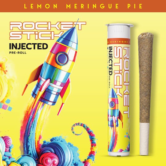 Rocket - Rocket Sticks - Lemon Meringue - 1.2g Injected Pre-Rolls - 1