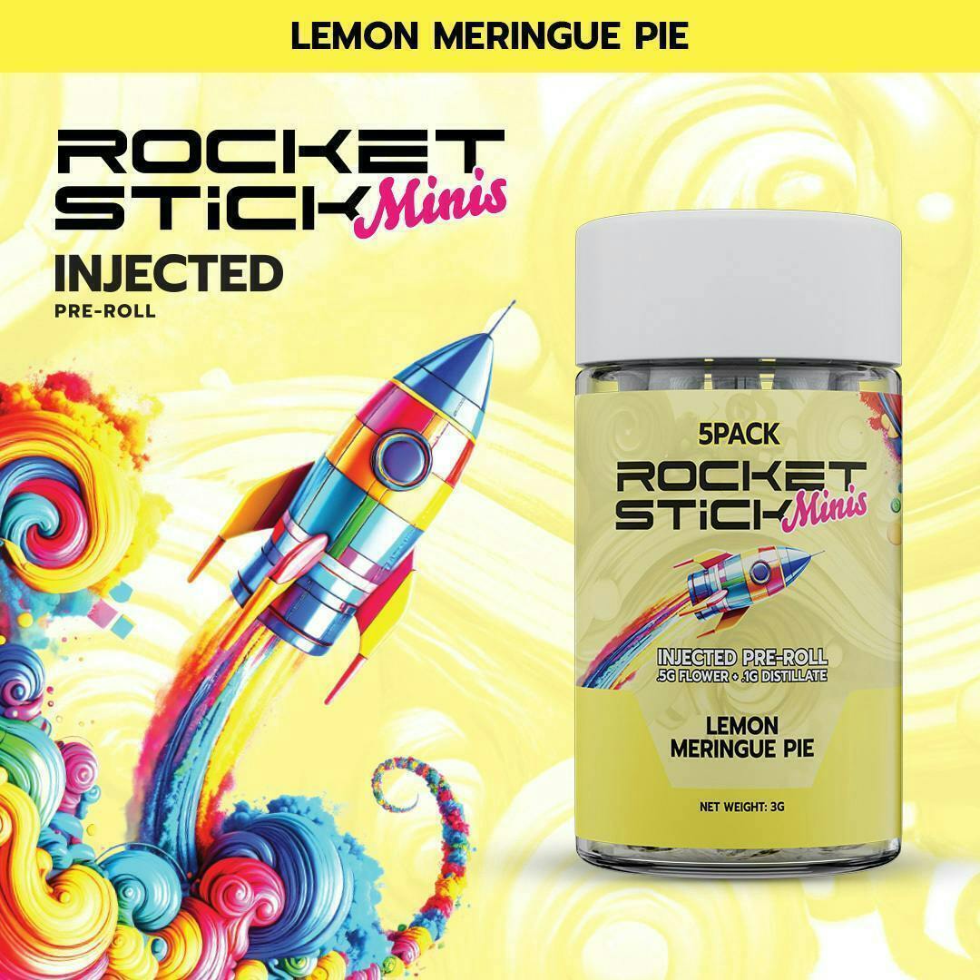 Rocket - Lemon Meringue Pie | Infused Mini | 0.6g each | 5pk - 1
