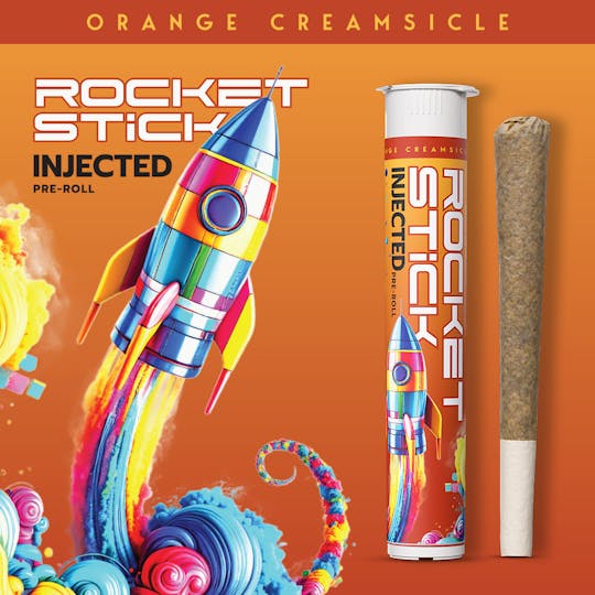 Rocket - Rocket Sticks - Orange Creamsicle - 1.2g Injected Pre-Rolls - 1