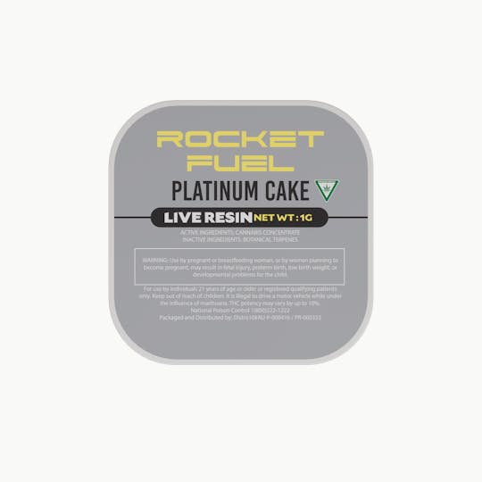 Rocket - Rocket Fuel - Platinum Cake - Live Resin Concentrate 1g - 1