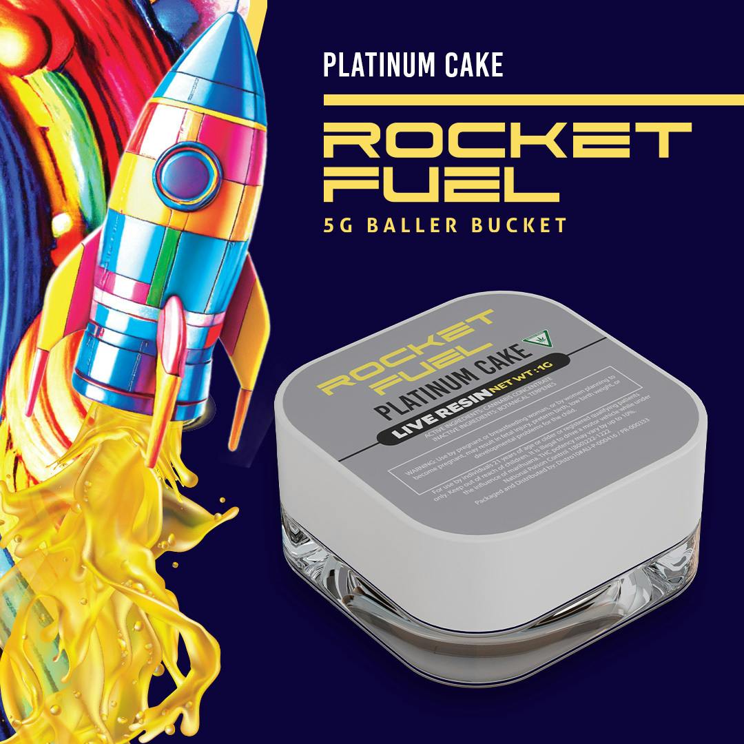Rocket - Rocket Fuel - Platinum Cake - Live Resin Concentrate 1g - 1