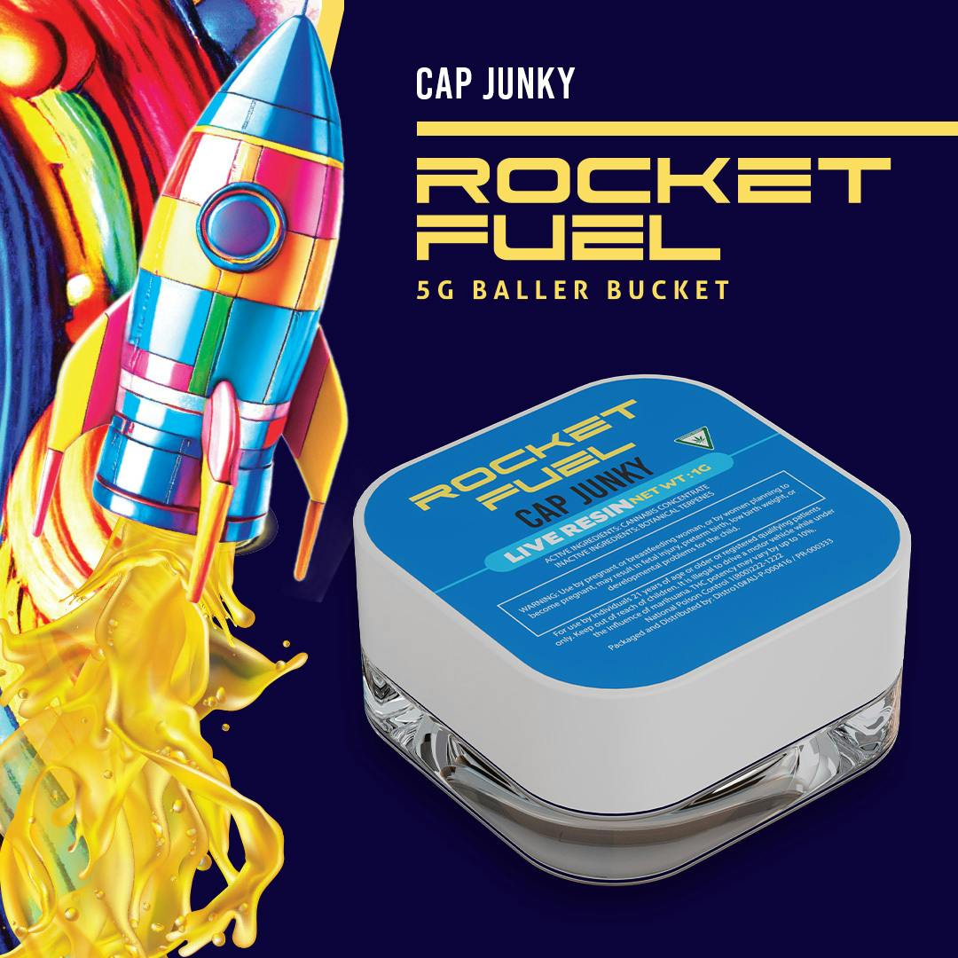 Rocket - Rocket Fuel - Cap Junky - Live Resin Concentrate 1g - 1