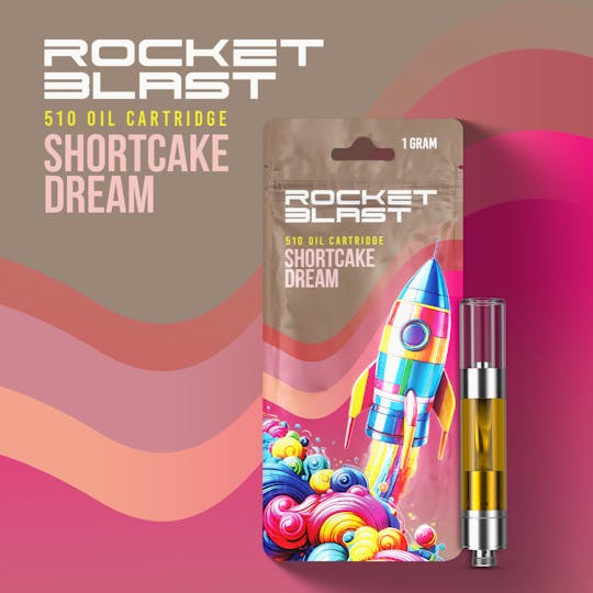Rocket - Rocket Blast - Shortcake Dream - 510 Thread Vape Cart 1g - 1