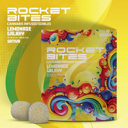 Rocket - Rocket Bites - Lemonade Galaxy - Gummies 200mg (10x20mg) - 1