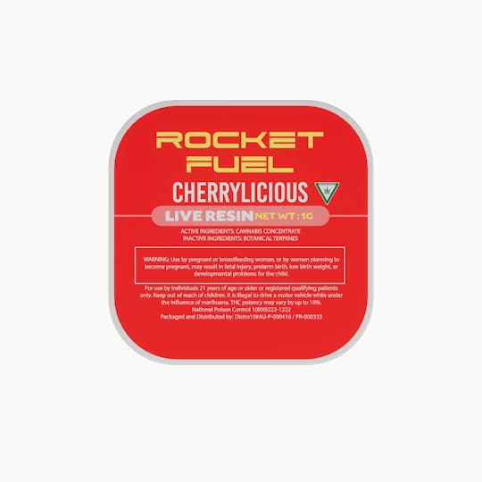 Rocket - Rocket Fuel - Cherrylicious - Live Resin Concentrate 1g - 1