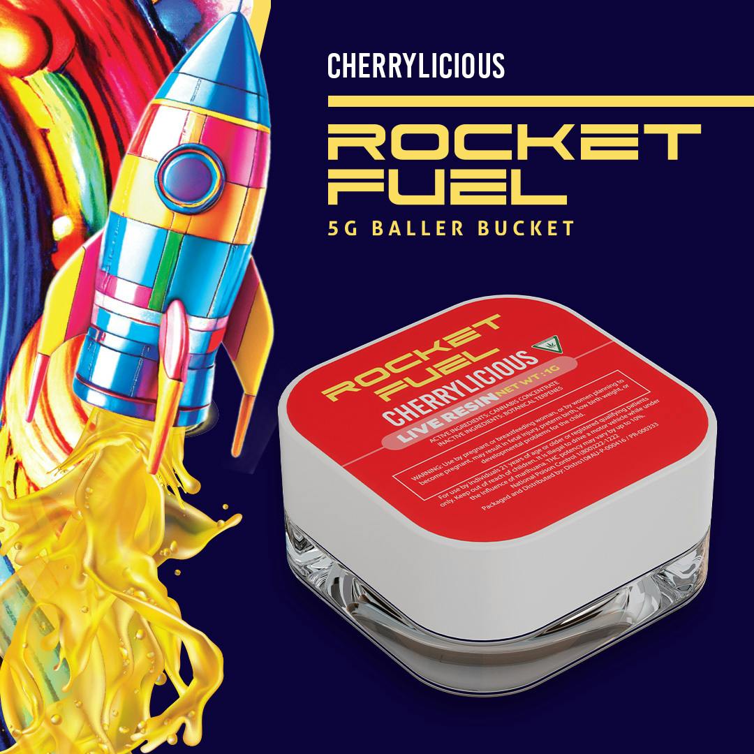 Rocket - Rocket Fuel - Cherrylicious - Live Resin Concentrate 1g - 1