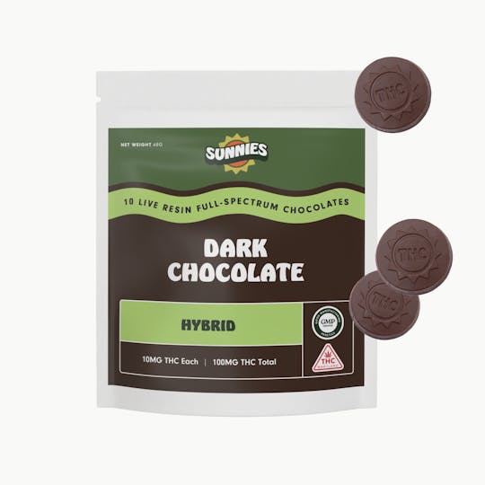 SunMed Growers - Dark Chocolate Hybrid Live Resin 100mg - 1