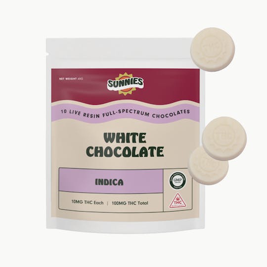 SunMed Growers - White Chocolate Indica Live Resin 100mg - 1