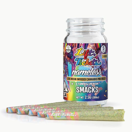 Lift Tickets - Nameless: Smacks - Infused Pre-Roll 5-Pack - 1