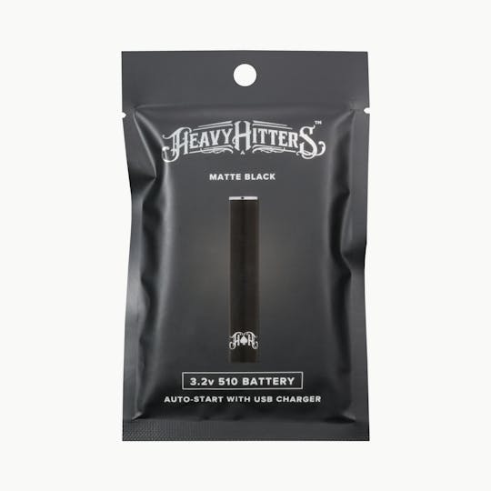 Heavy Hitters - Matte Black 3.2v Auto Start Battery & Charger - 1