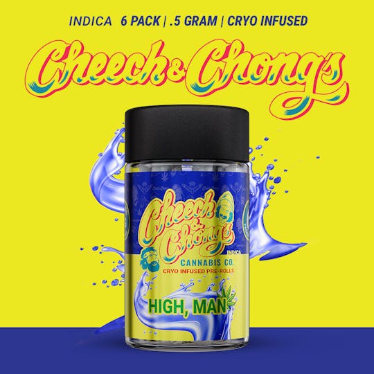 Cheech and Chong - Michigan - Cheech & Chong | High Man | Cryo Infused Pre-Roll 6pk (6x0.5g) - 1