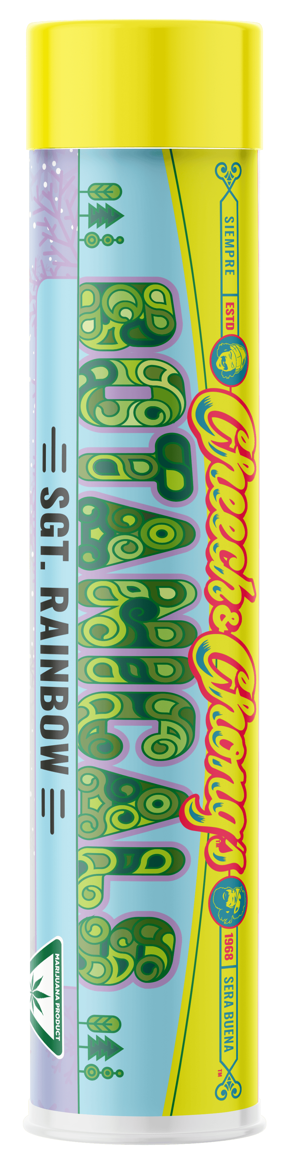 Cheech and Chong - Michigan - Sgt. Rainbow | Cryo Infused Joint | 1.2g - 1