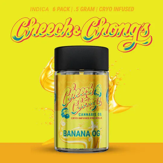 Cheech and Chong - Michigan - Banana OG | Cryo Infused Minis | 0.5g each | 6pk - 1