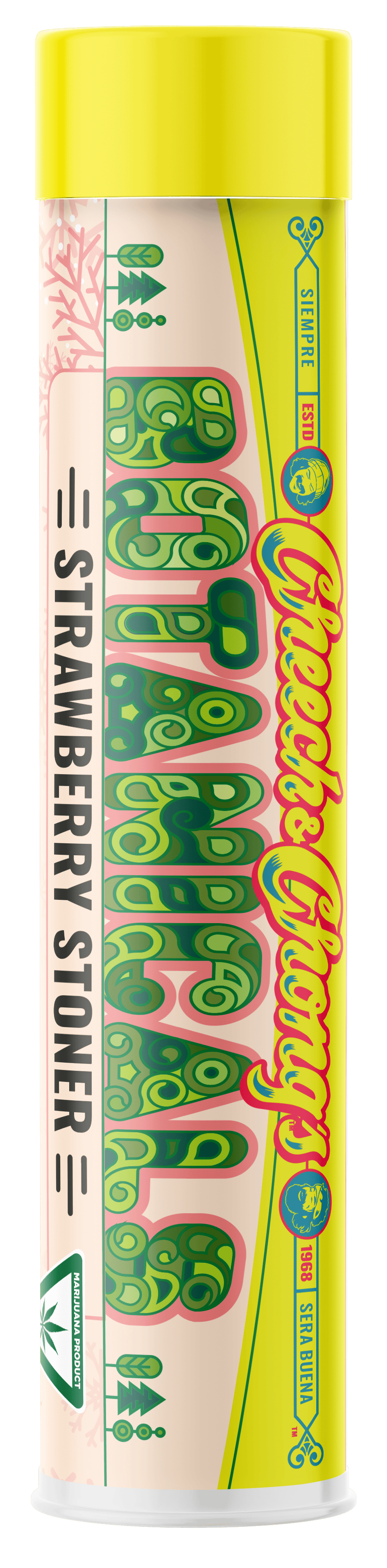 Cheech and Chong - Michigan - Strawberry Stoner | Cryo Infused Joint | 1.2g - 1