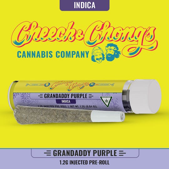 Cheech and Chong - Michigan - Cheech & Chong | Grand Daddy Purple | Injected Pre-Rolls 1.2g - 1