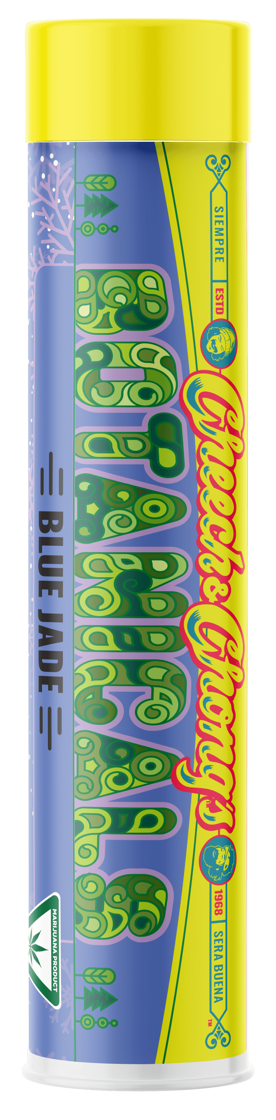 Cheech and Chong - Michigan - Blue Jade | Cryo Infused Joint | 1.2g - 1