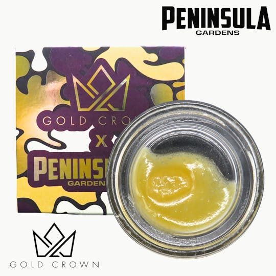 Gold Crown - Gold Crown x Peninsula Gardens | Budder 1g | Sherb Headz - 1