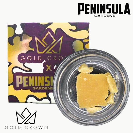 Gold Crown - Gold Crown x Penisula Gardens | Crumble 1g | Sherb Headz - 1