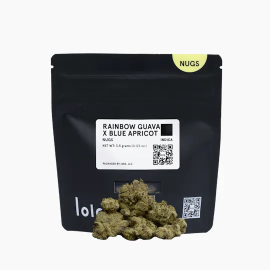 lolo - lolo | Rainbow Guava + Blue Apricot | Indoor Nugs | 3.5g - 1