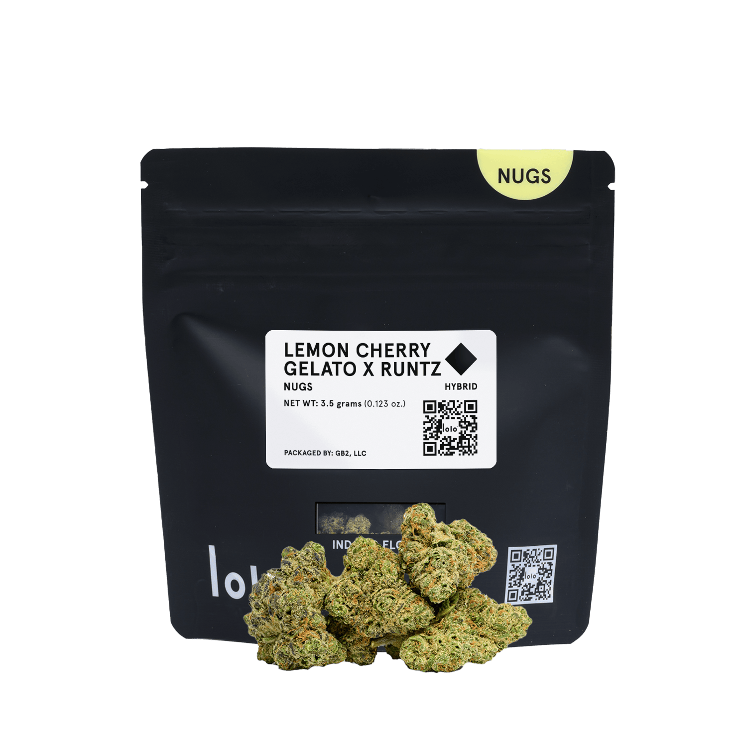 lolo - lolo | Lemon Cherry Gelato + Runtz | Indoor Nugs | 3.5g - 1