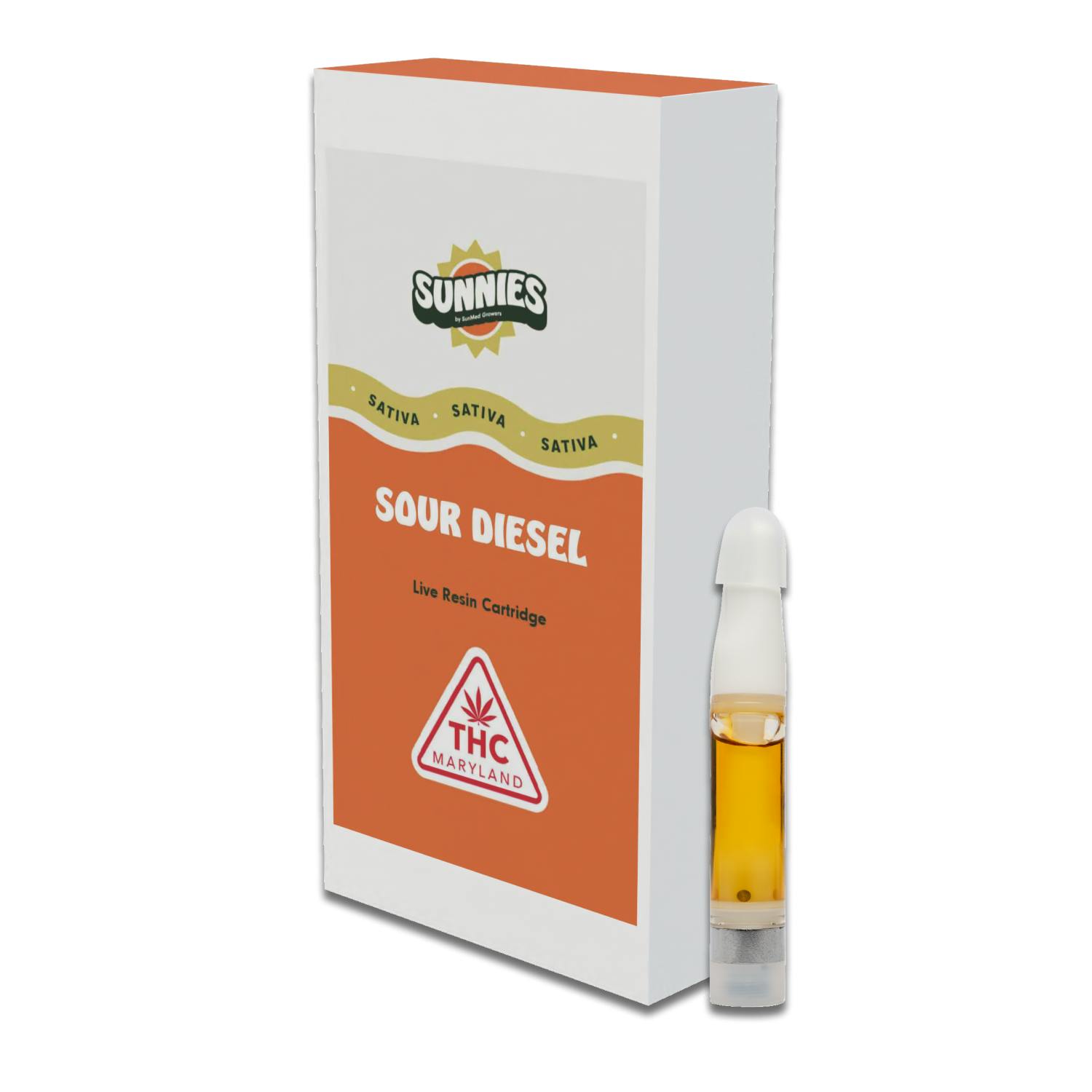 SunMed Growers - Sour Diesel Live Resin Cartridge 1.0g - 1
