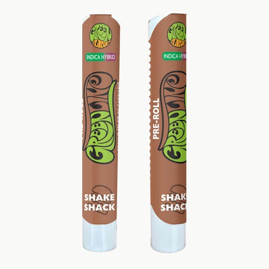 Greenline - Shake Shack - Indoor Flower Pre-Roll - Indica Hybrid - 1g - 1