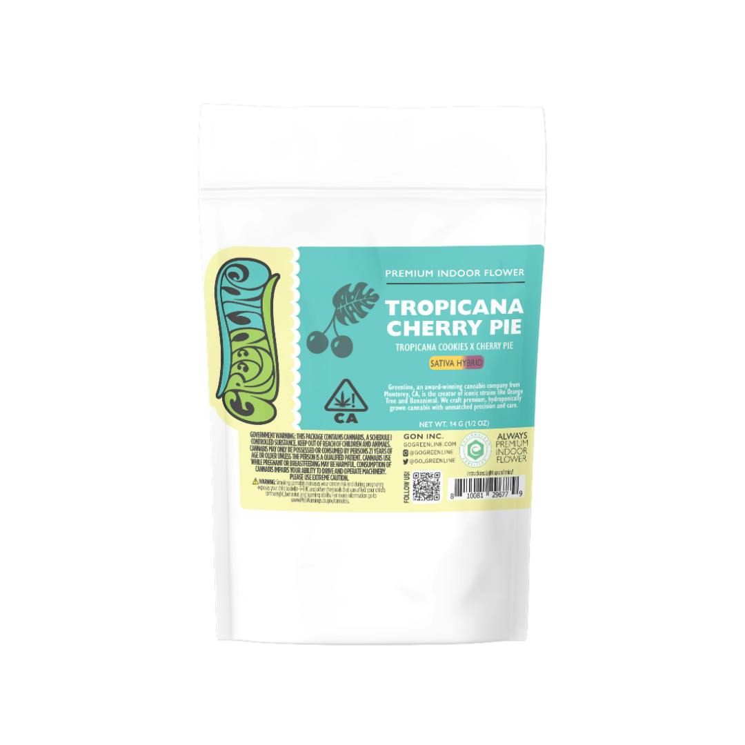 Greenline - Tropicana Cherry Pie - 1/2 oz - Indoor - Sativa Hybrid - 14g - 1
