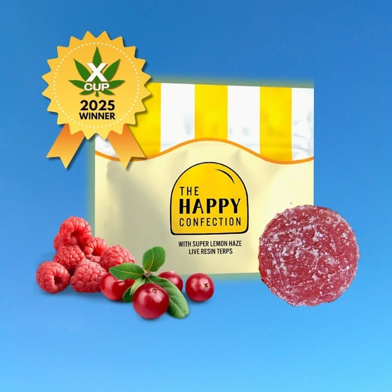 The Happy Confection - Boosted Berry Infused Micro Gems 20pk | 50mg total - 1