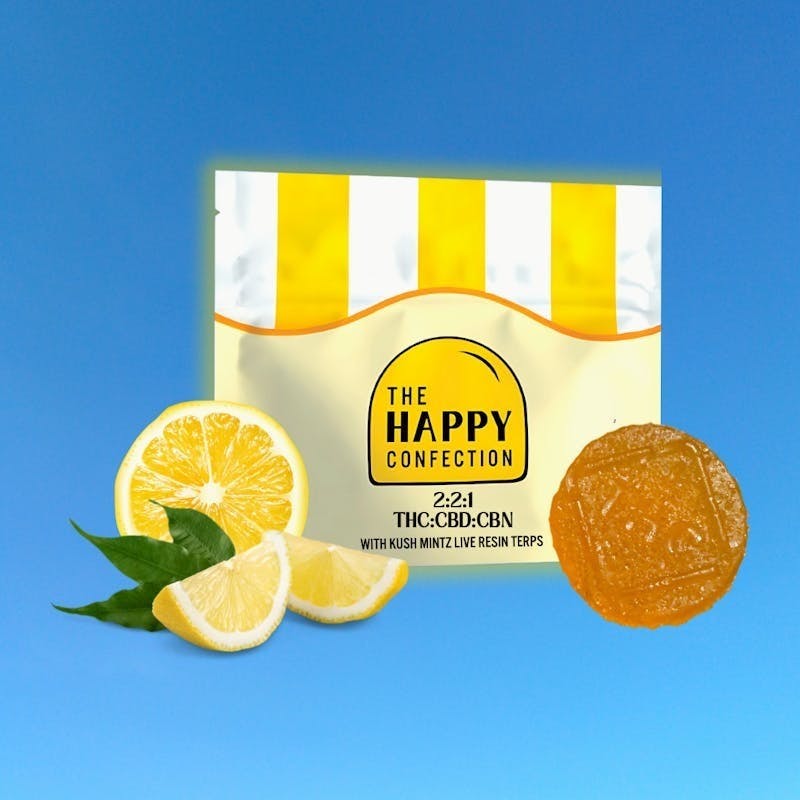 The Happy Confection - Sunset Citron Infused Macro Gems 20pk | 1000mg total - 1