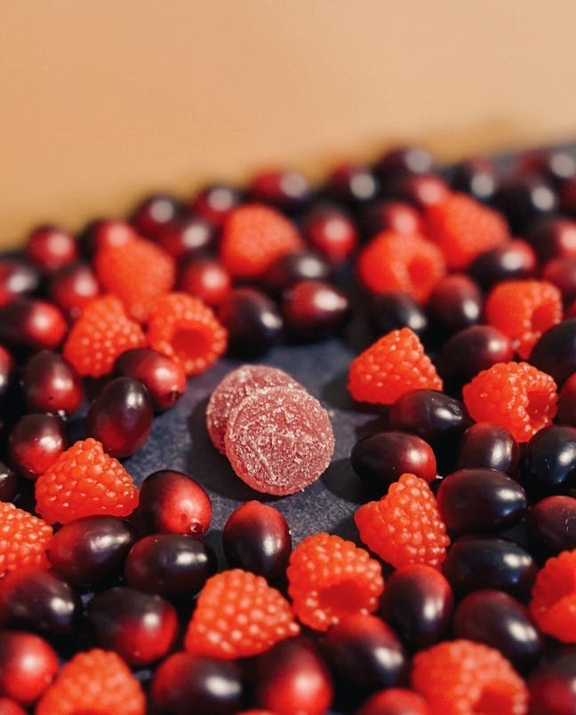 The Happy Confection - Crushin' It Cran Raspberry Infused Gems 20pk | 100mg total - 1