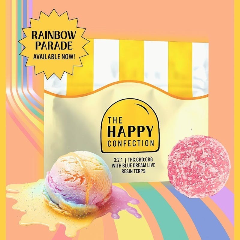 The Happy Confection - Rainbow Parade Infused Gems 3:2:1 20pk - 1