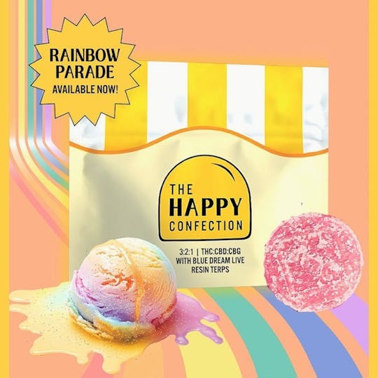 The Happy Confection - Rainbow Parade Infused Gems 3:2:1 20pk - 1