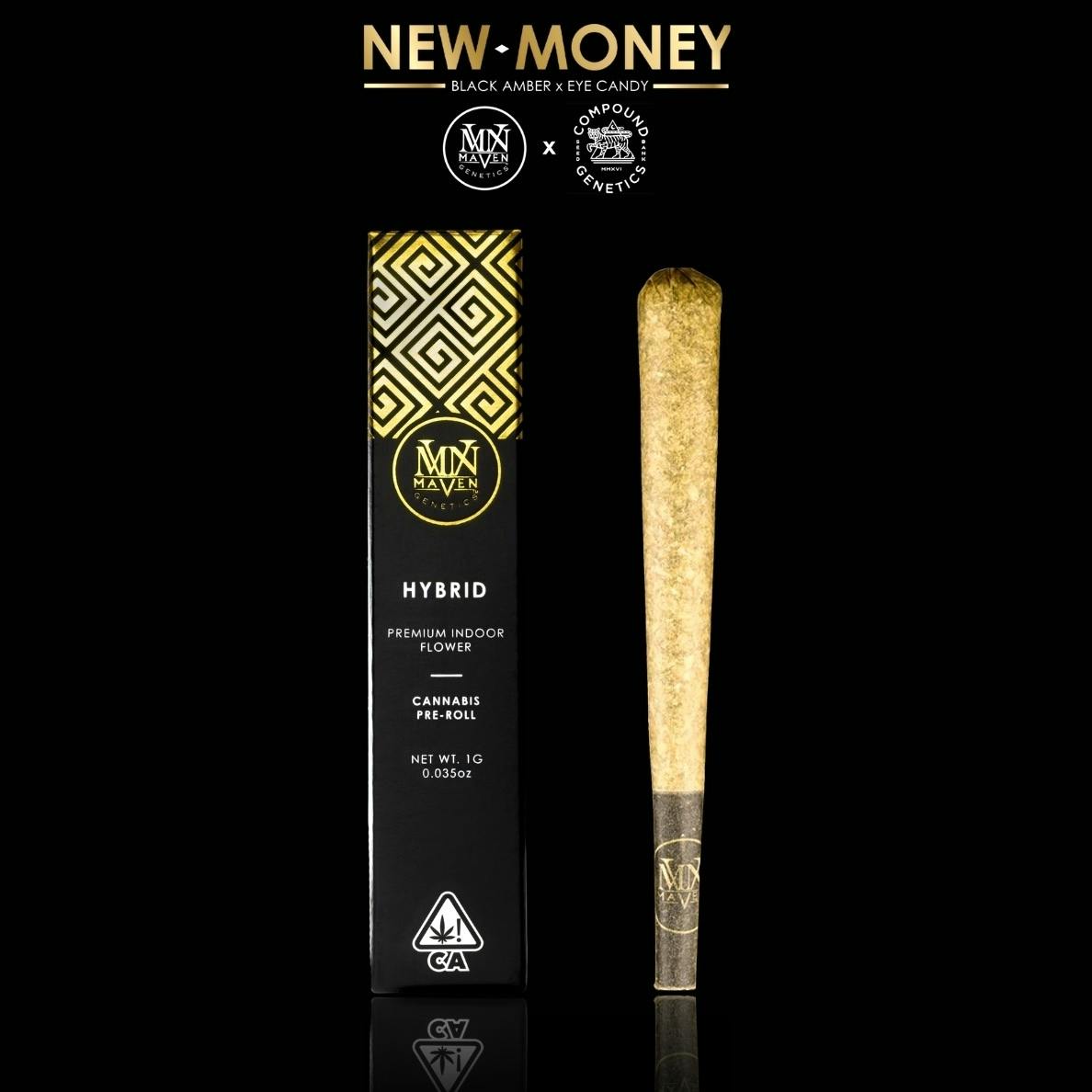 Maven Genetics - New Money Pre-Roll [1g] - 1