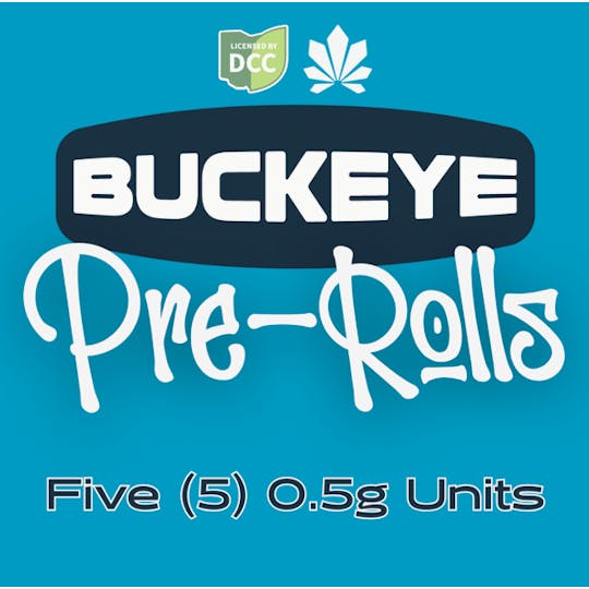 Buckeye - Fast Break Frost RAW Pre-Rolls (5pk - 0.5g ea) 2.5g - 1